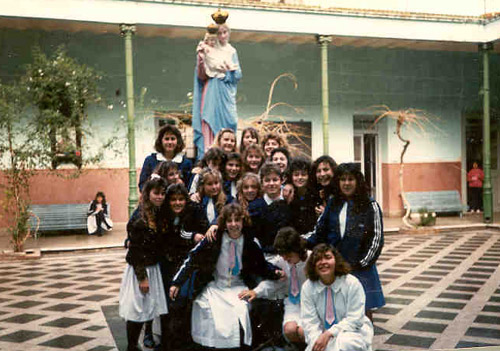 School courtyard 1988